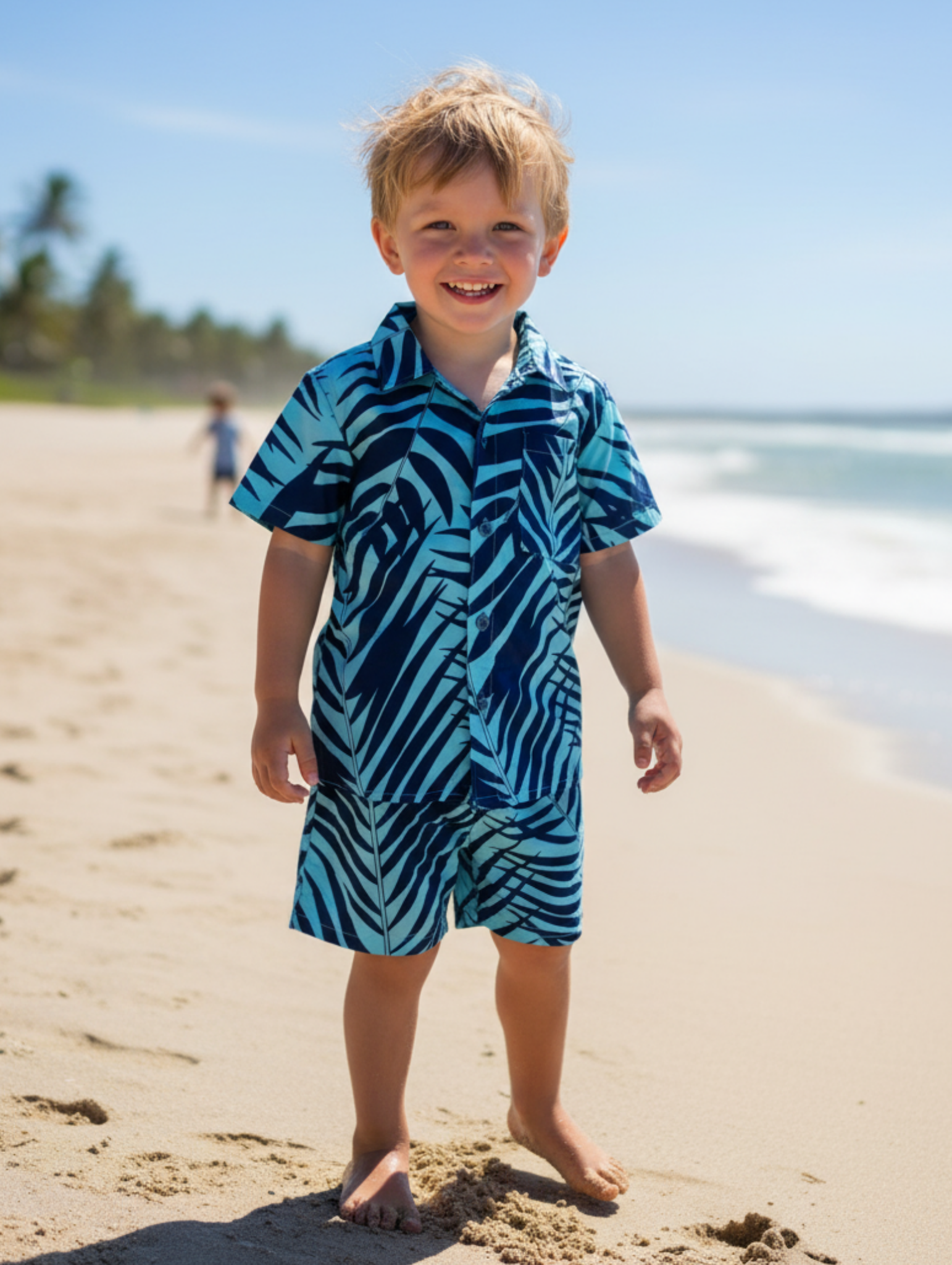 Conjunto Hawaiano de Niño: Palmera Paquete de 5 pcz