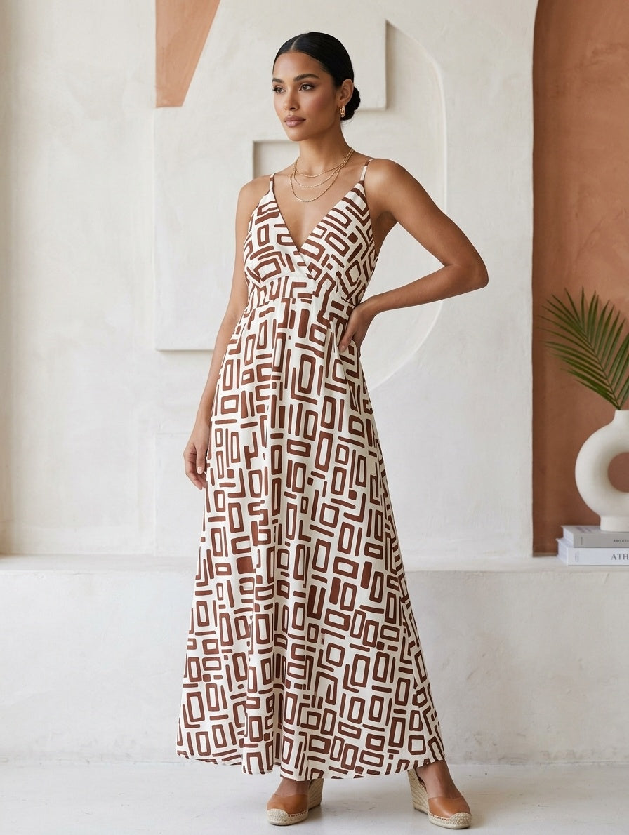 Vestido Largo Bohemio Estampado