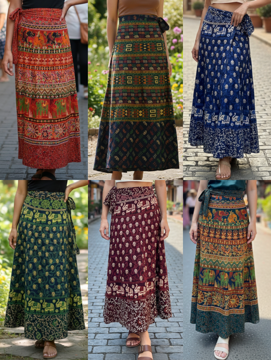 Falda envolvente paquete de 24 PCs surtidos