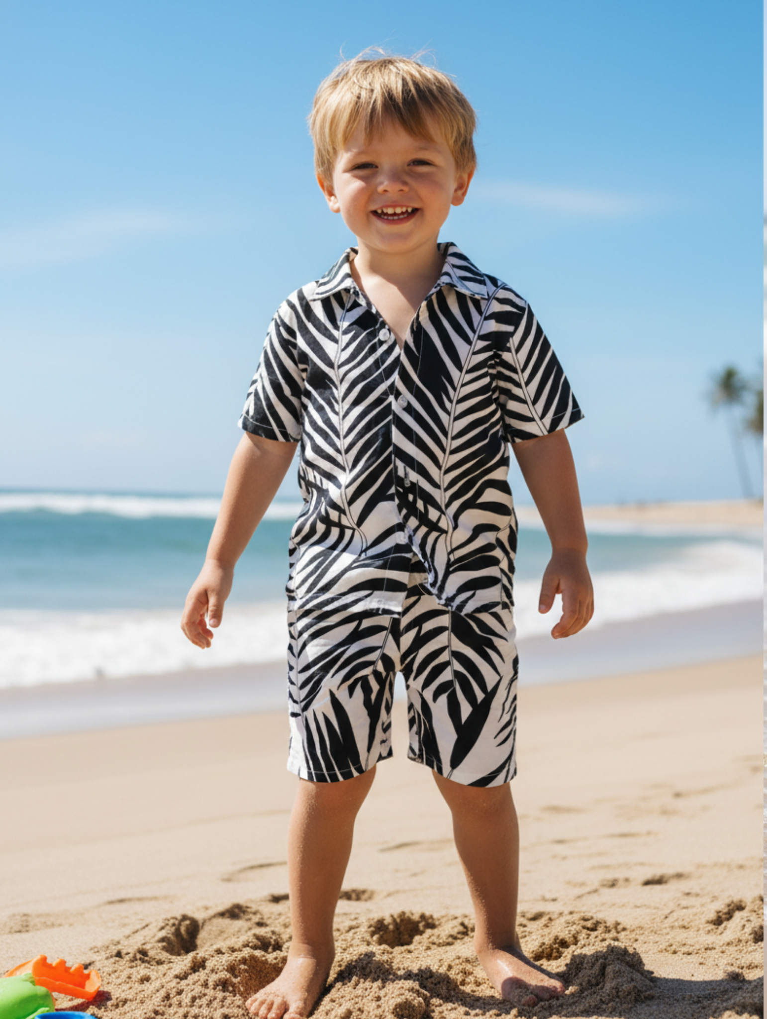 Conjunto Hawaiano de Niño: Palmera Paquete de 5 pcz