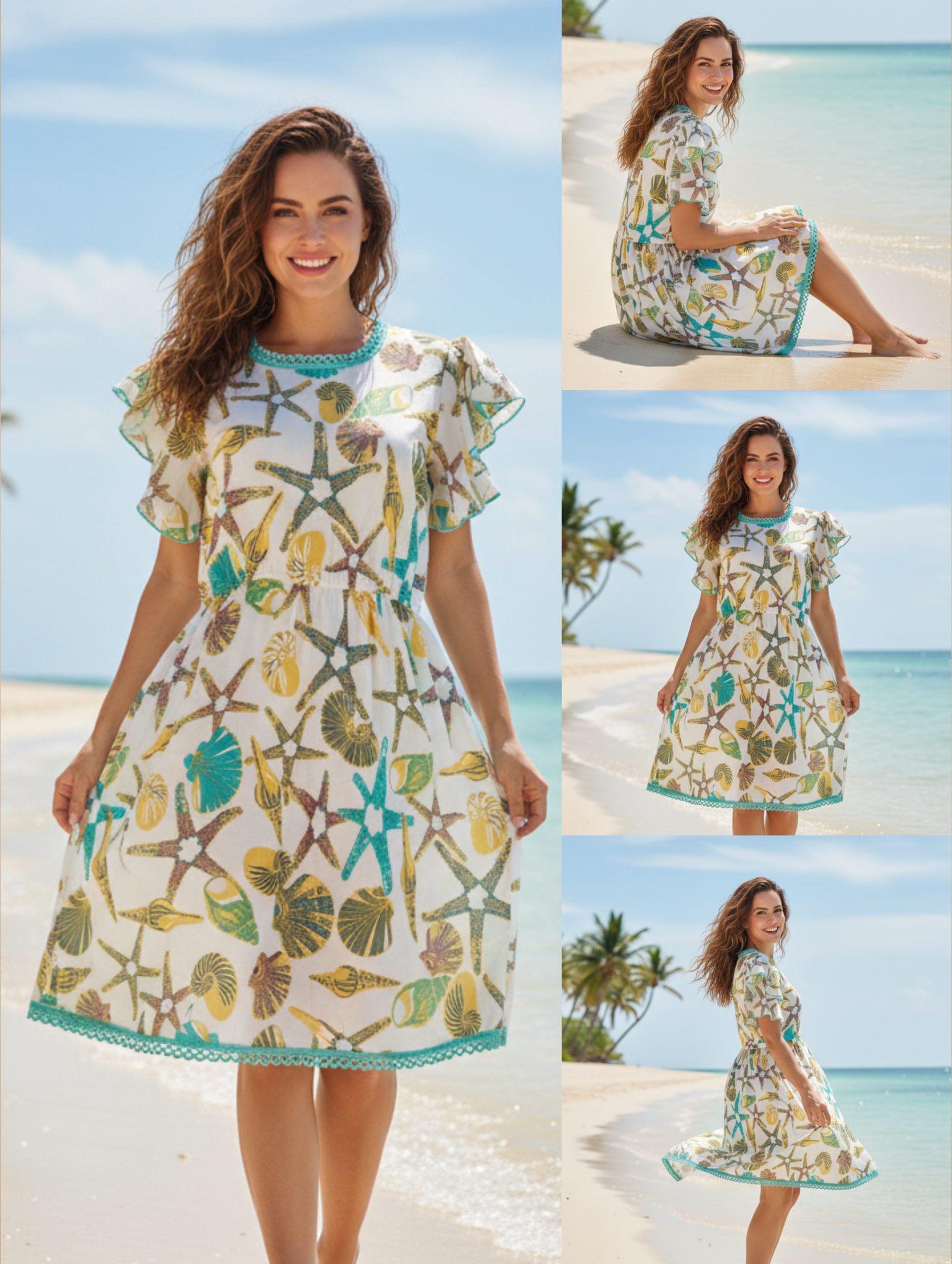 Vestido de Playa Paquete de 6 PCs