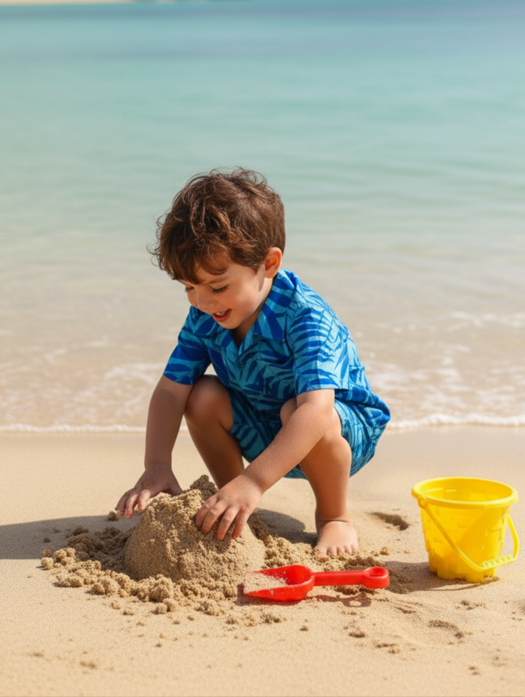 Conjunto Hawaiano de Niño: Palmera Paquete de 5 pcz