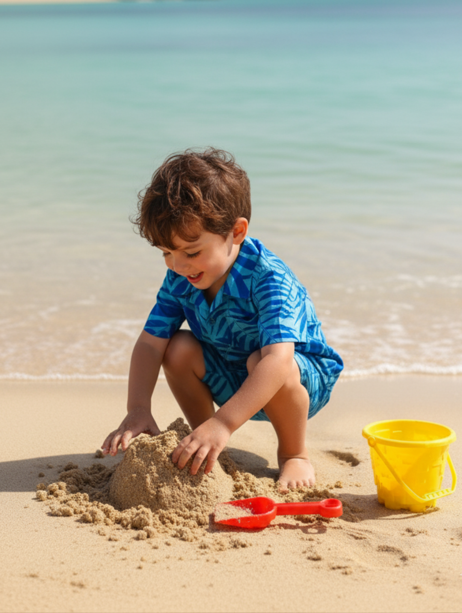 Conjunto Hawaiano de Niño: Palmera Paquete de 5 pcz