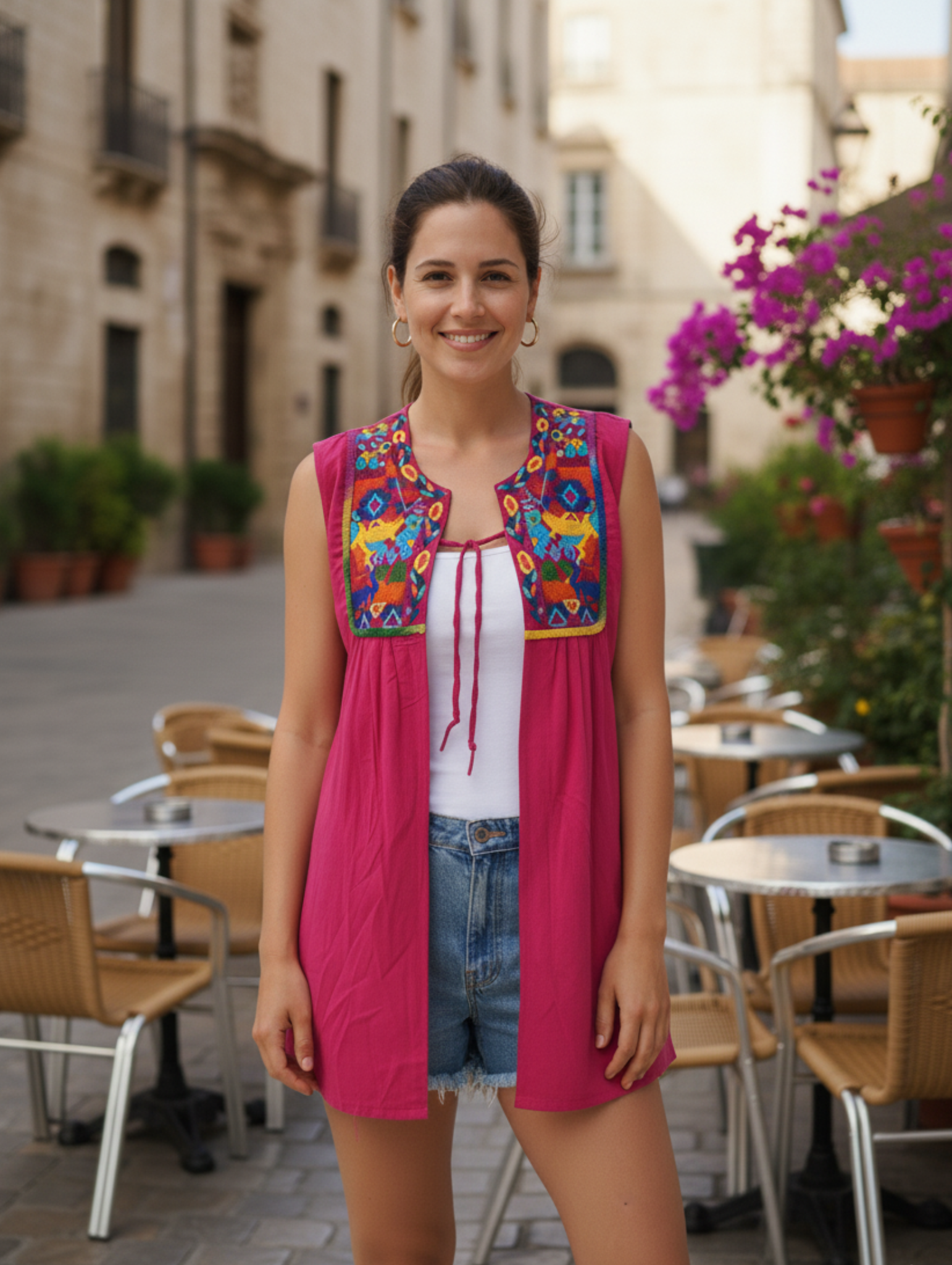 Vibras Mexicanas El Chaleco Bordado