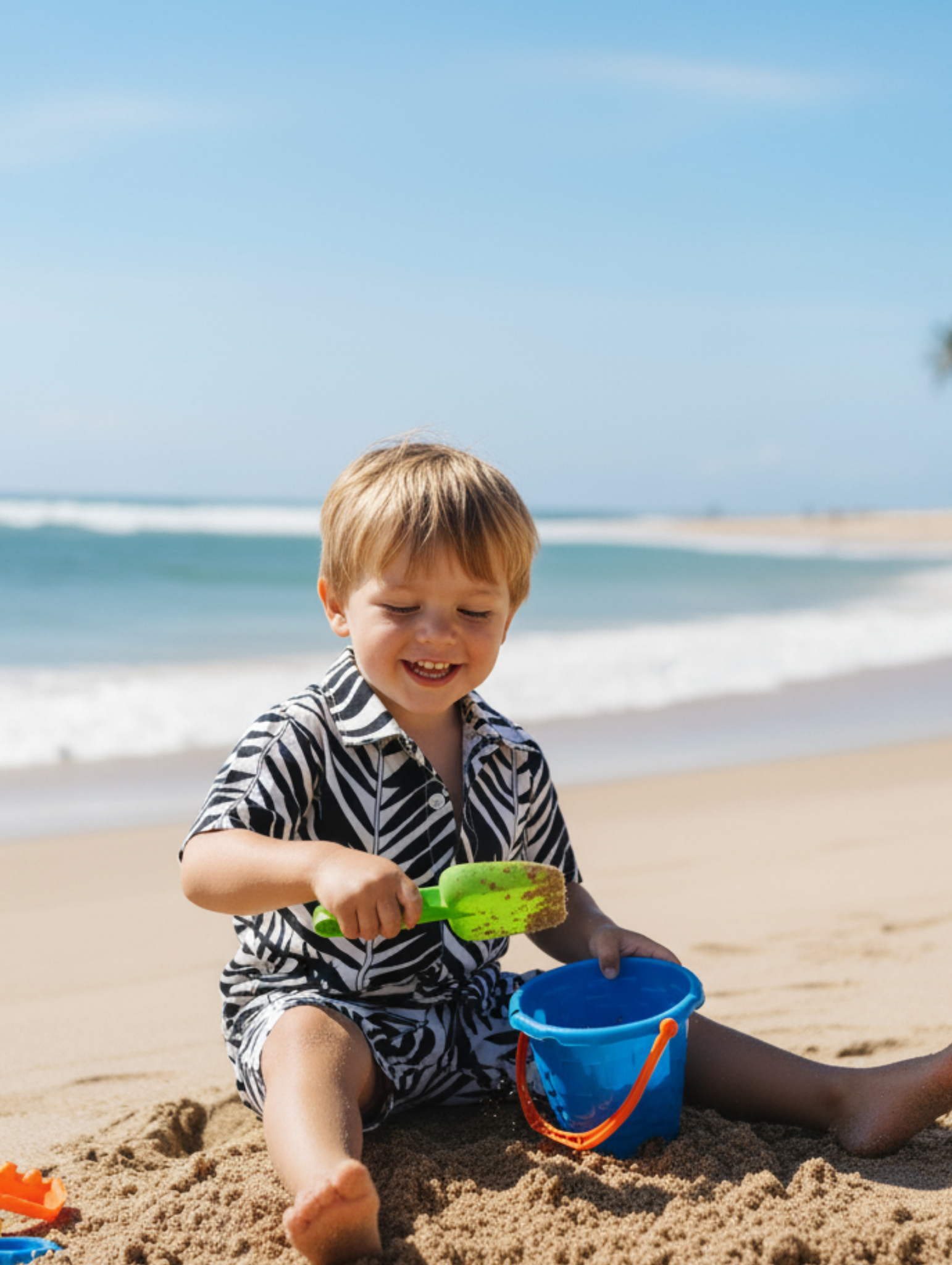Conjunto Hawaiano de Niño: Palmera Paquete de 5 pcz