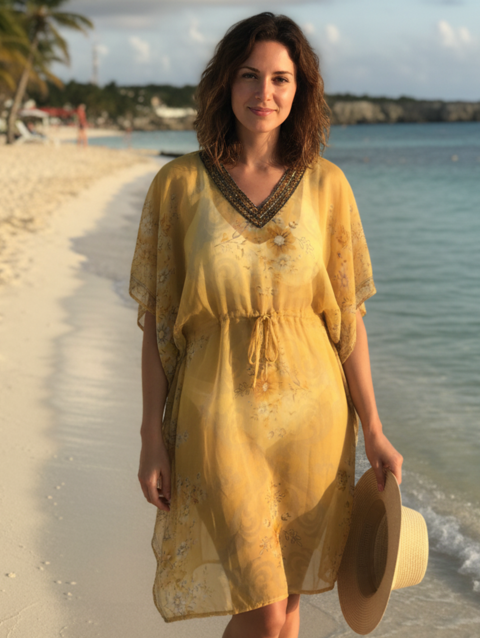 Caftanes de Playa Elegancia y Frescura Bajo el Sol