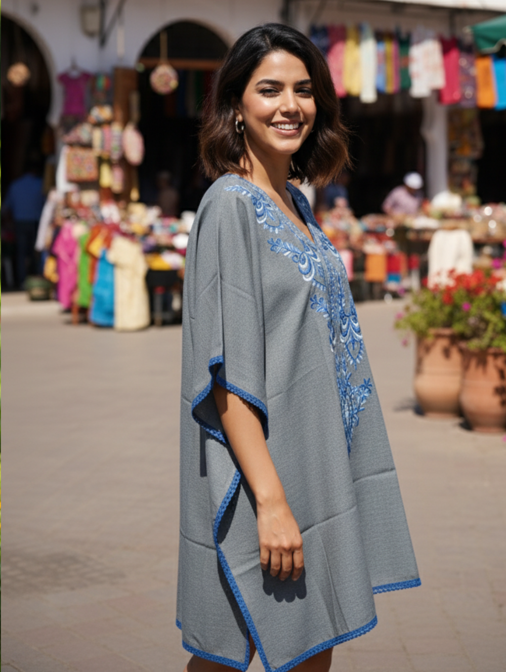 Kaftán Boho Bordado Paquete de 8 PCs