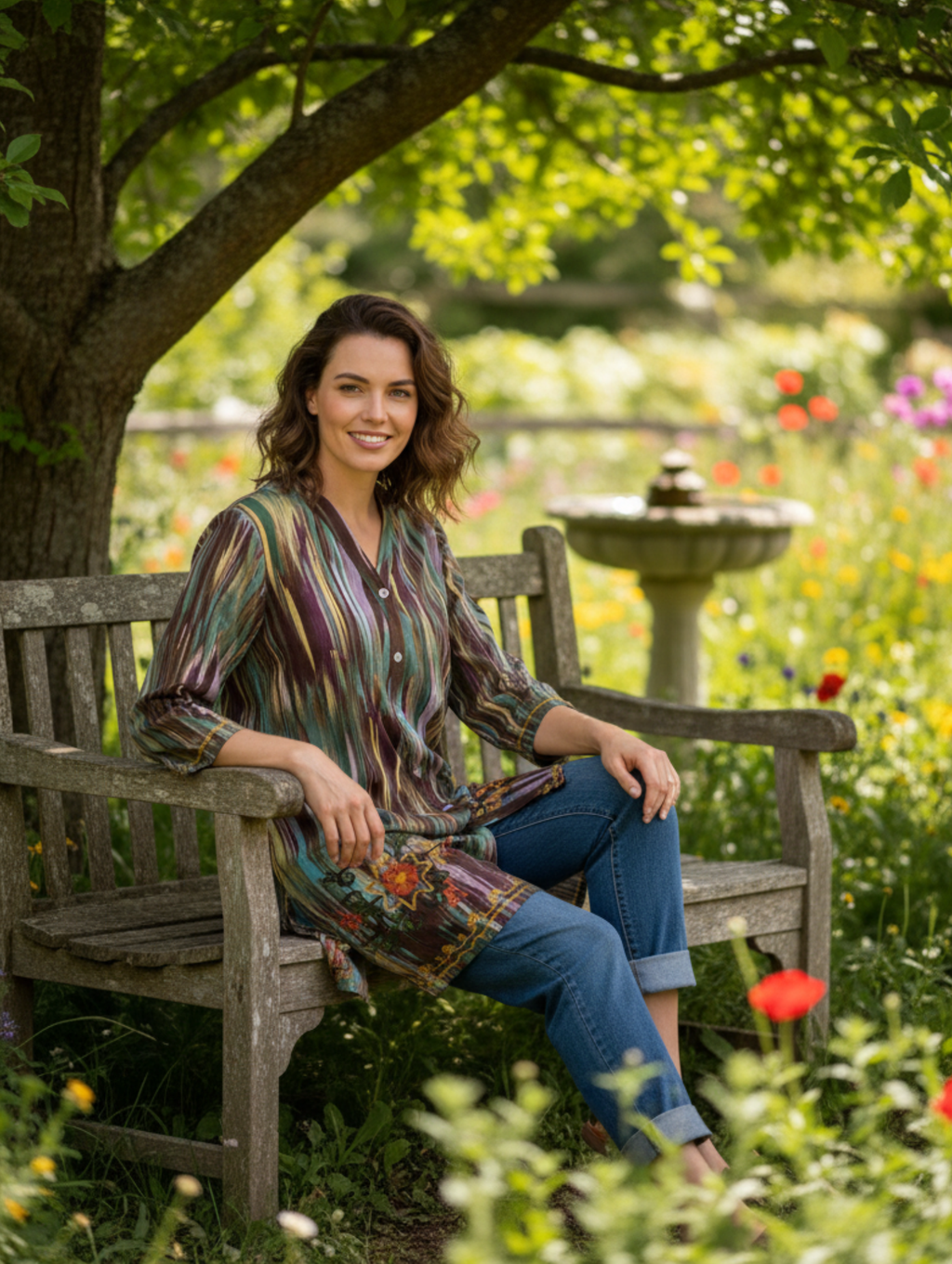 Blusa Estampada de Algodón – Estilo Bohéme y Floral