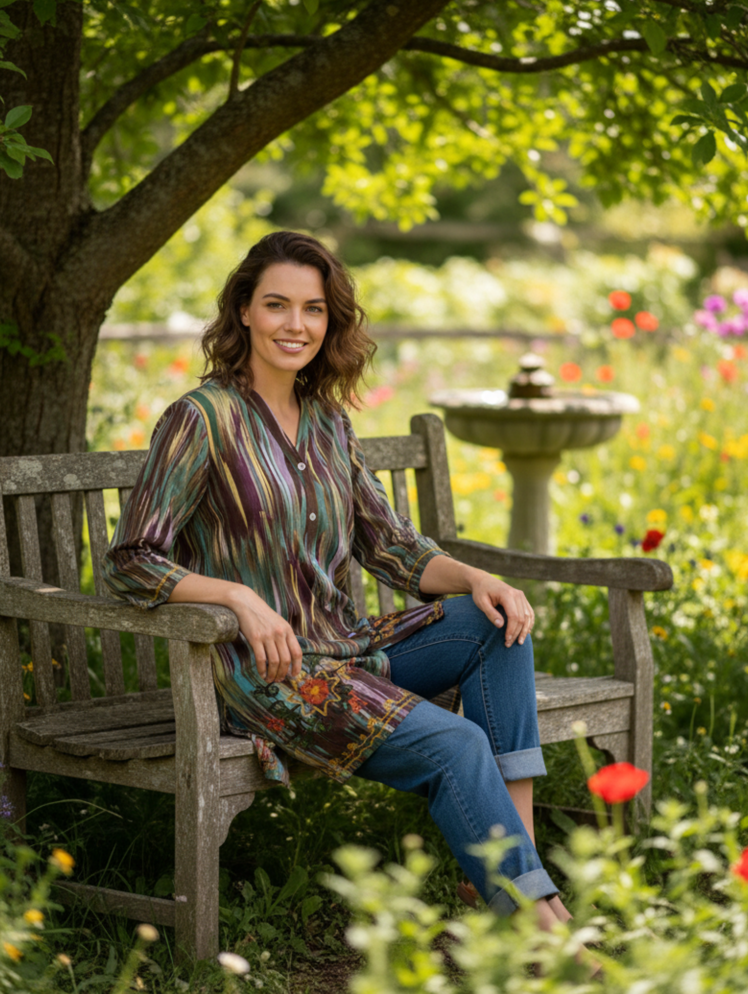 Blusa Estampada de Algodón – Estilo Bohéme y Floral